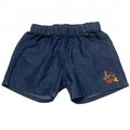Palakshi Girls' Sz 8-9 yrs Blue Denim Shorts Embroidery