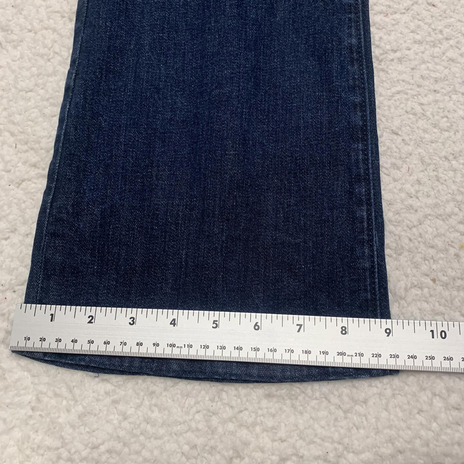 Loft Women's Sz 30/10 Dark Blue Denim Curvy Kicks Flare Jeans 30 x 25 High Rise