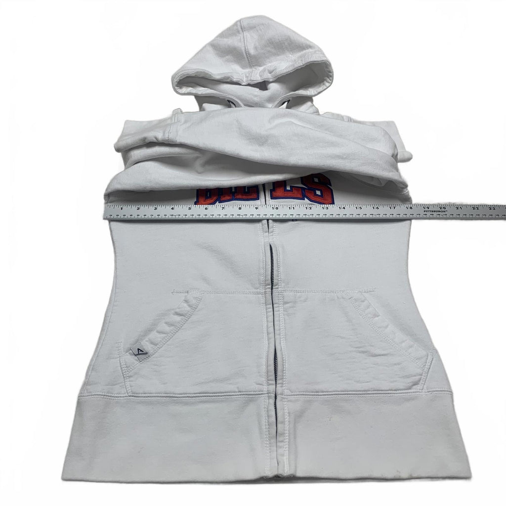 Antigua Women's Small White Buffalo Bills Zip UP Hoodie