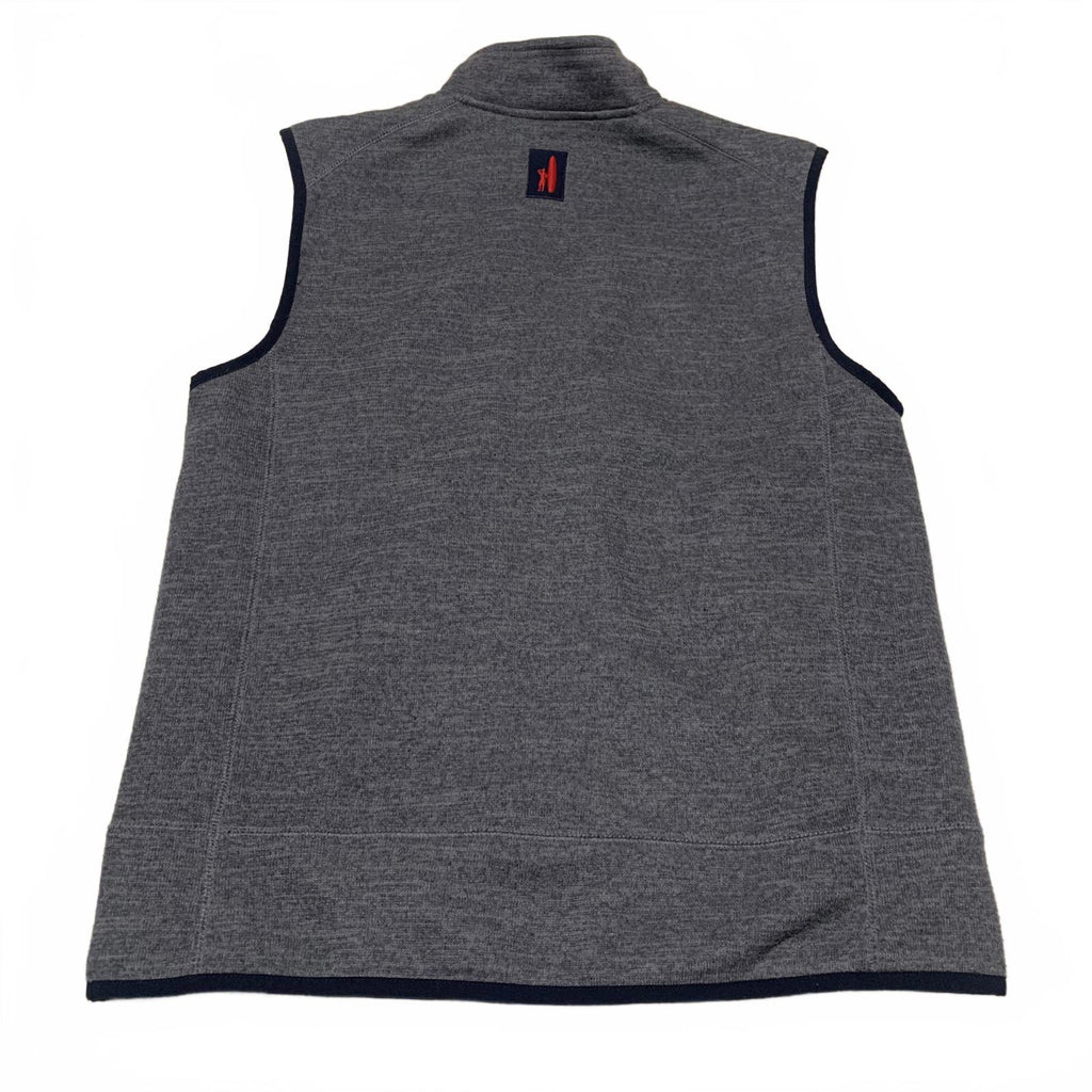 Johnnie-O West Coast Prep Men's Size Medium Grey Fleece Vest