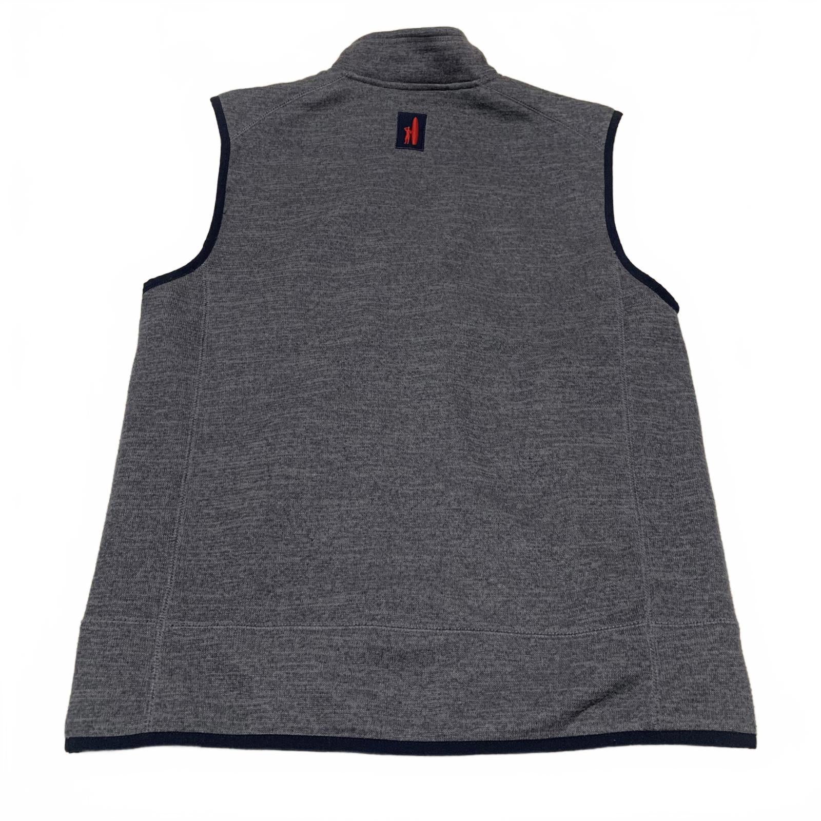 Johnnie-O West Coast Prep Men's Size Medium Grey Fleece Vest