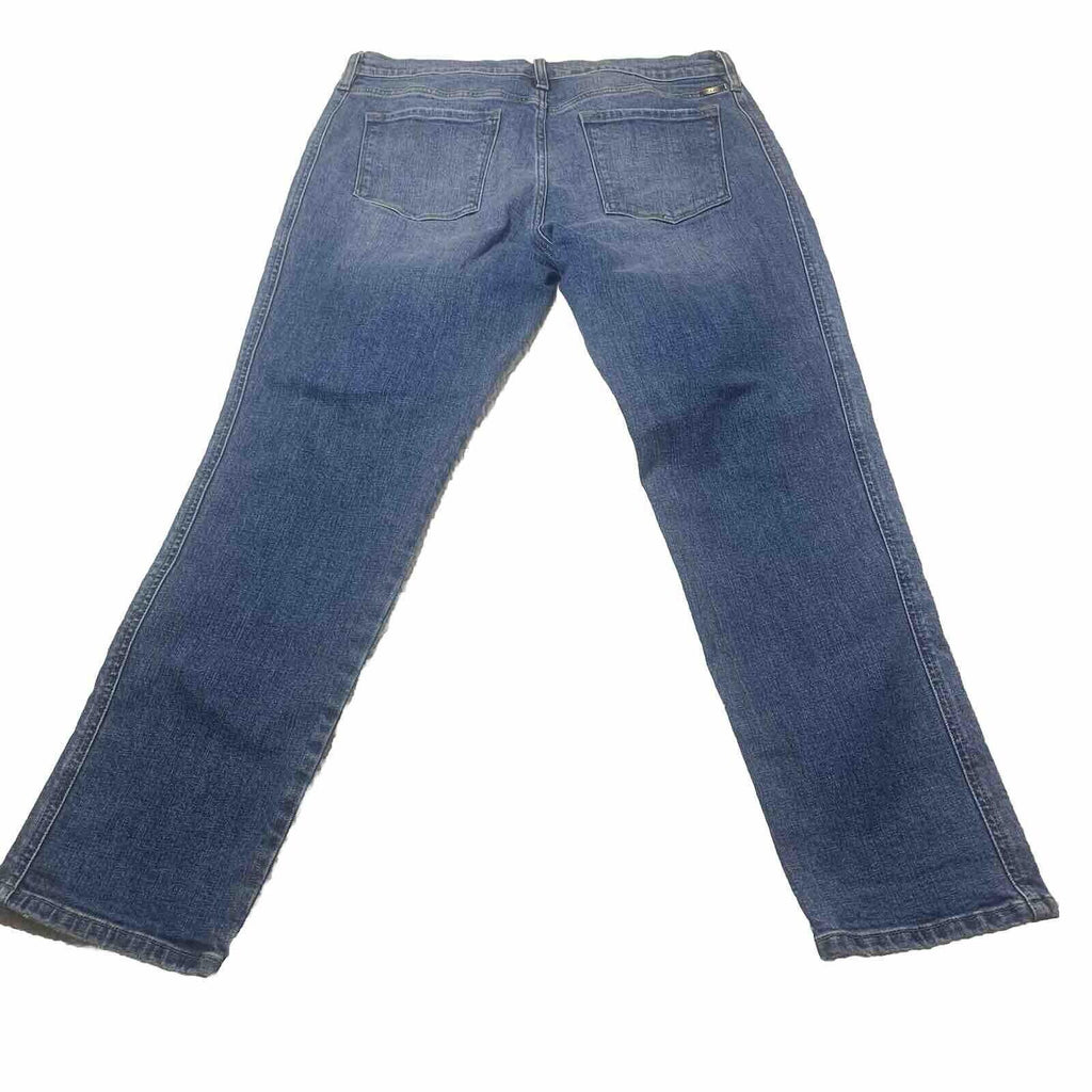 Kancan Jeans Women's Size 13 30 Blue Distressed Straight Leg