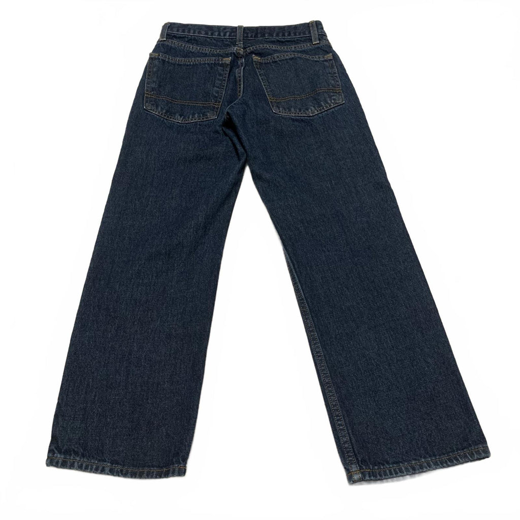 Arizona Womens Size 29 Blue Dark Wash Wide Leg Jeans 26.5 x 29L