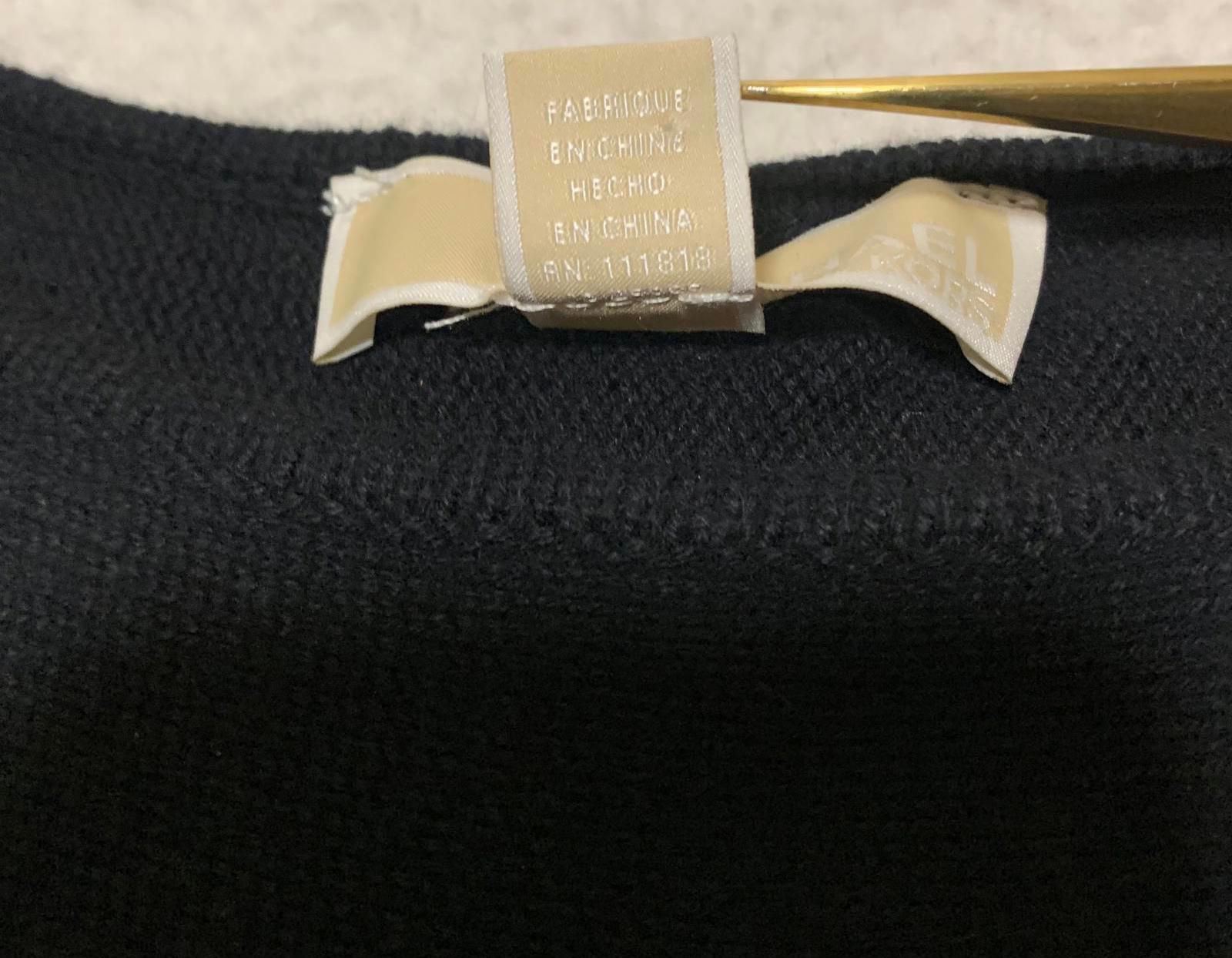 Michael Kors Women's Black Plus Size 1X  Knit Top Tunic Sweater High Low Hem
