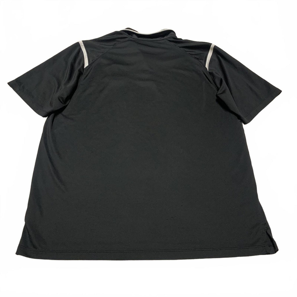 Nike DRI-FIT Mens Sz Large Black Lacrosse Polo Black