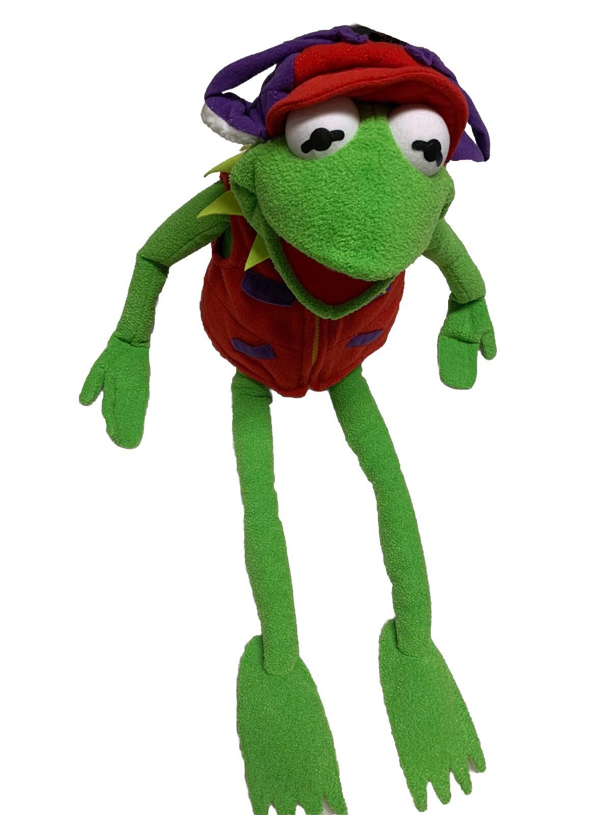 Macy's Muppets Kermit the Frog Frogtographer Photographer Plush 26" No Camera