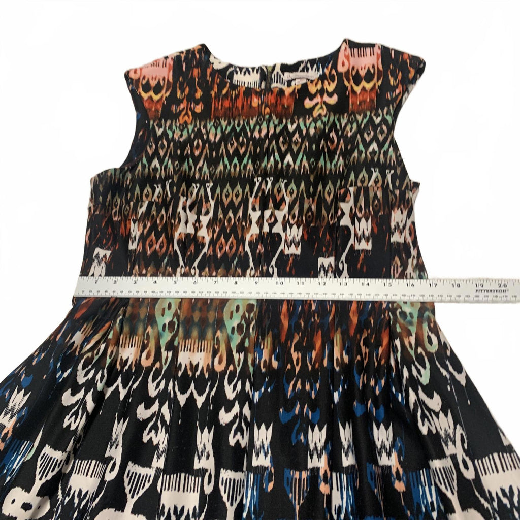 VTG db Womens Sz 14 Abstract Vibrant Patterned Summer Dress Sleeveless