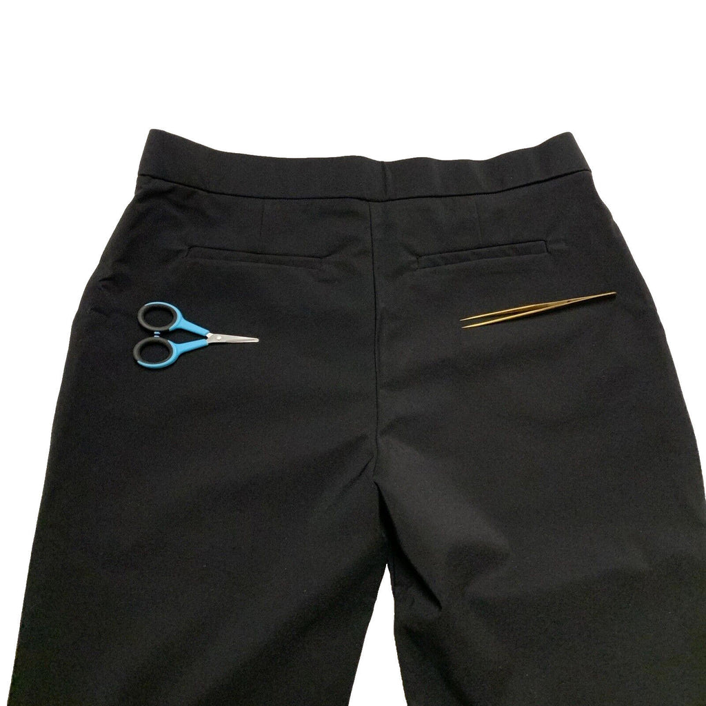 Jules & Leopold Women’s Size Medium Black Pull On Pants Straight Leg Slacks