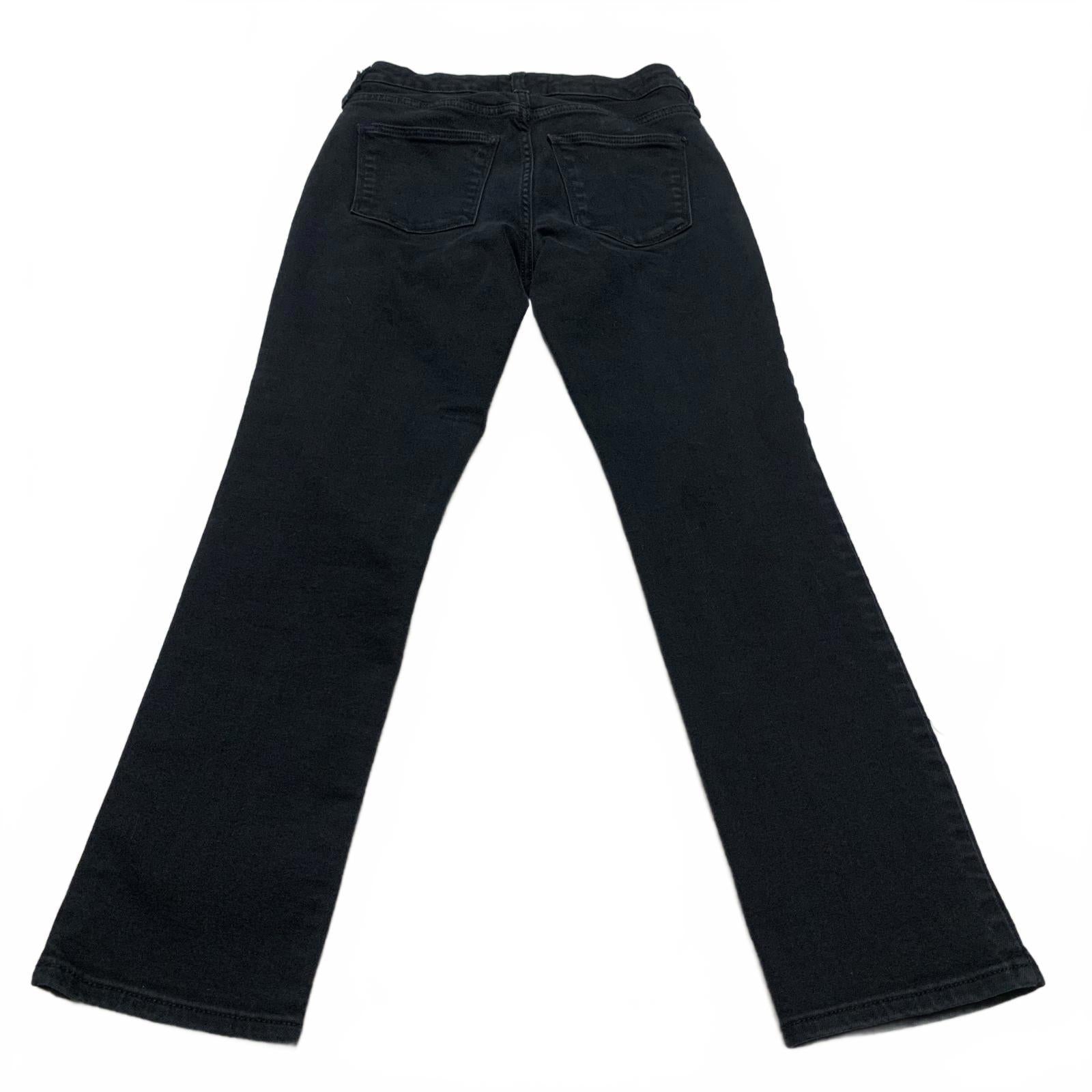 Universal Thread Goods Co Jeans Women's Size 2/26R Black Straight Leg 26 x 26.25