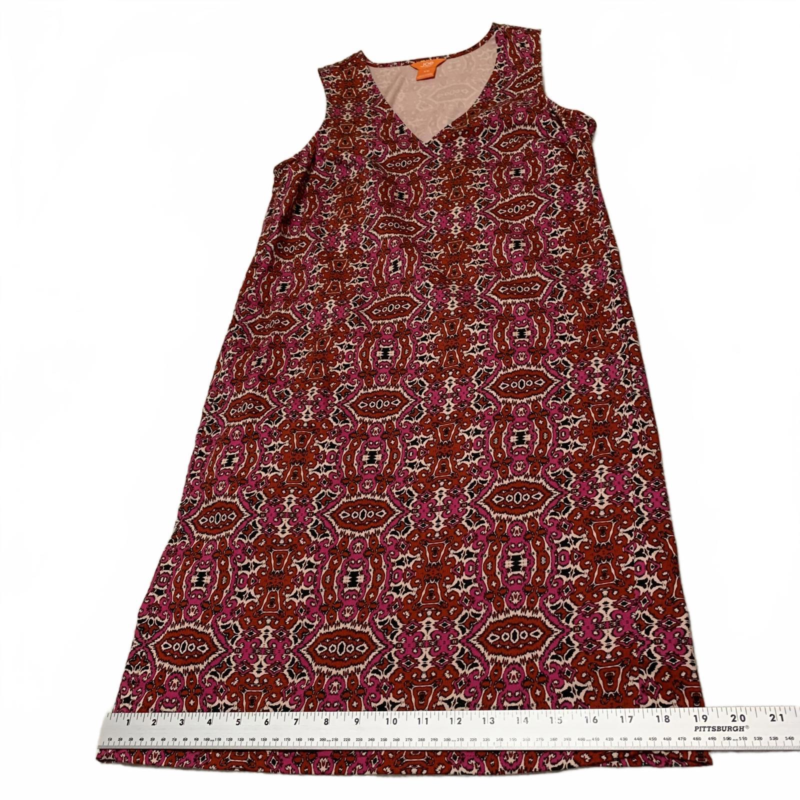 Joe Fresh Women's Size S Petite Fit V Neck Sleeveless Floral Print Sheath Dress