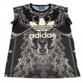 Adidas Sz S Black T Shirt  Paisley Feather Graphic Logo  Design