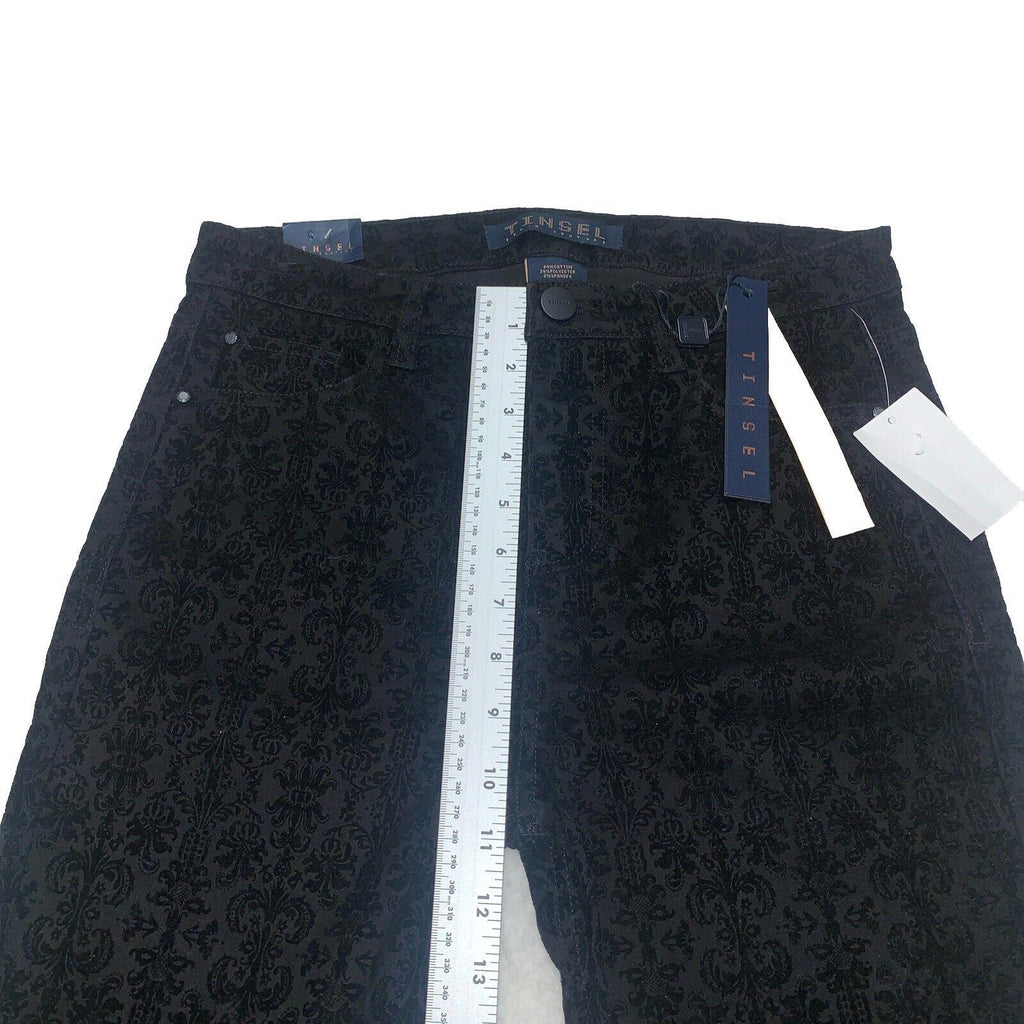Lord & Taylor Tinsel Women's Size 29 Black Skinny Couture Soft Denim Pants