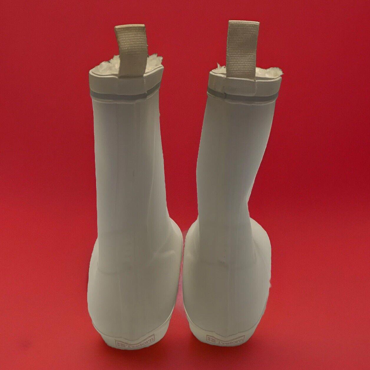 Tretorn Vinter Women’s Size 42 Mayte White Fleece Lined Rain Boots Wellies