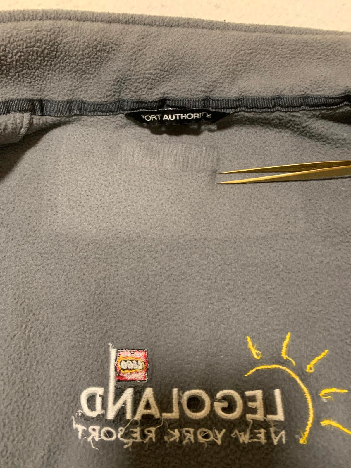Port Authority Legoland California Resort Women's Size XS Gray Fleece Jacket
