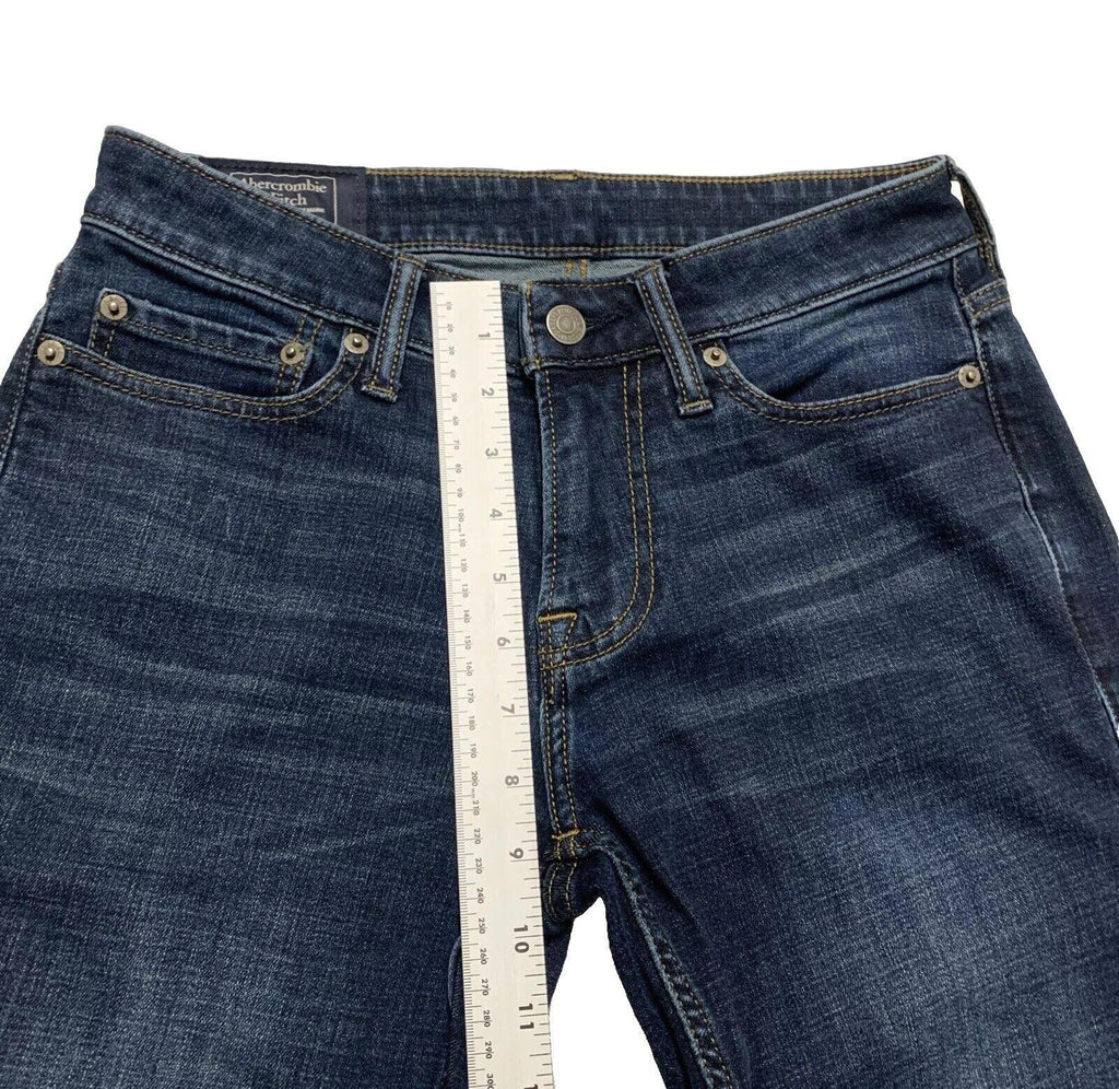 Abercrombie & Fitch Mens 26x30 Blue Jeans Rustin Athletic Slim Stretch