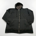 Smith's Work Wear Men's Large Black  Soft Sherpa Lined Hooded Sweater Jacket