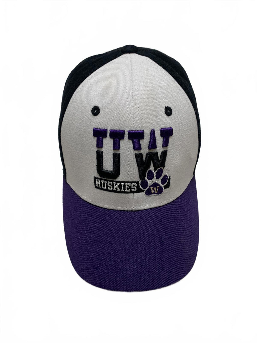 TowCaps Unisex Purple Black One-Fit Cap University of Washington Huskies Hat