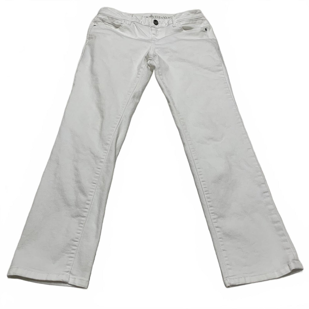Simply Vera Vera Wang Womens Size 4 White Capri Pants