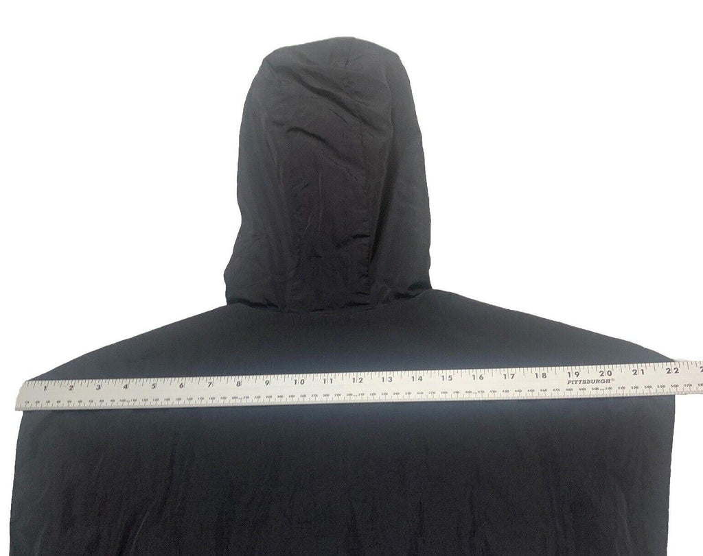 ADIDAS Boys Size 14/16 Large Black Full Zip Hooded Windbreaker Jacket