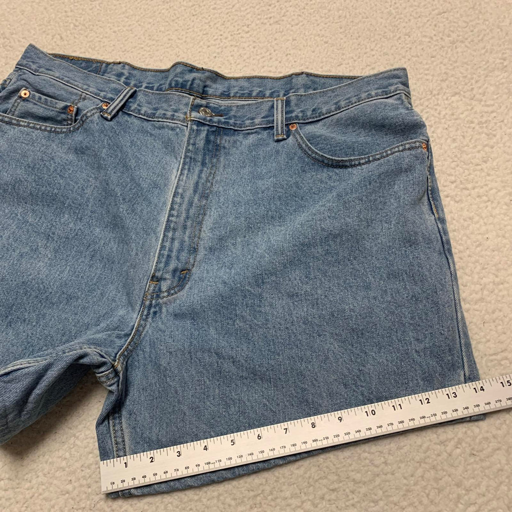 Levi’s 550 Men's Altered Blue Sz 42 Denim Shorts W41.5  Actual