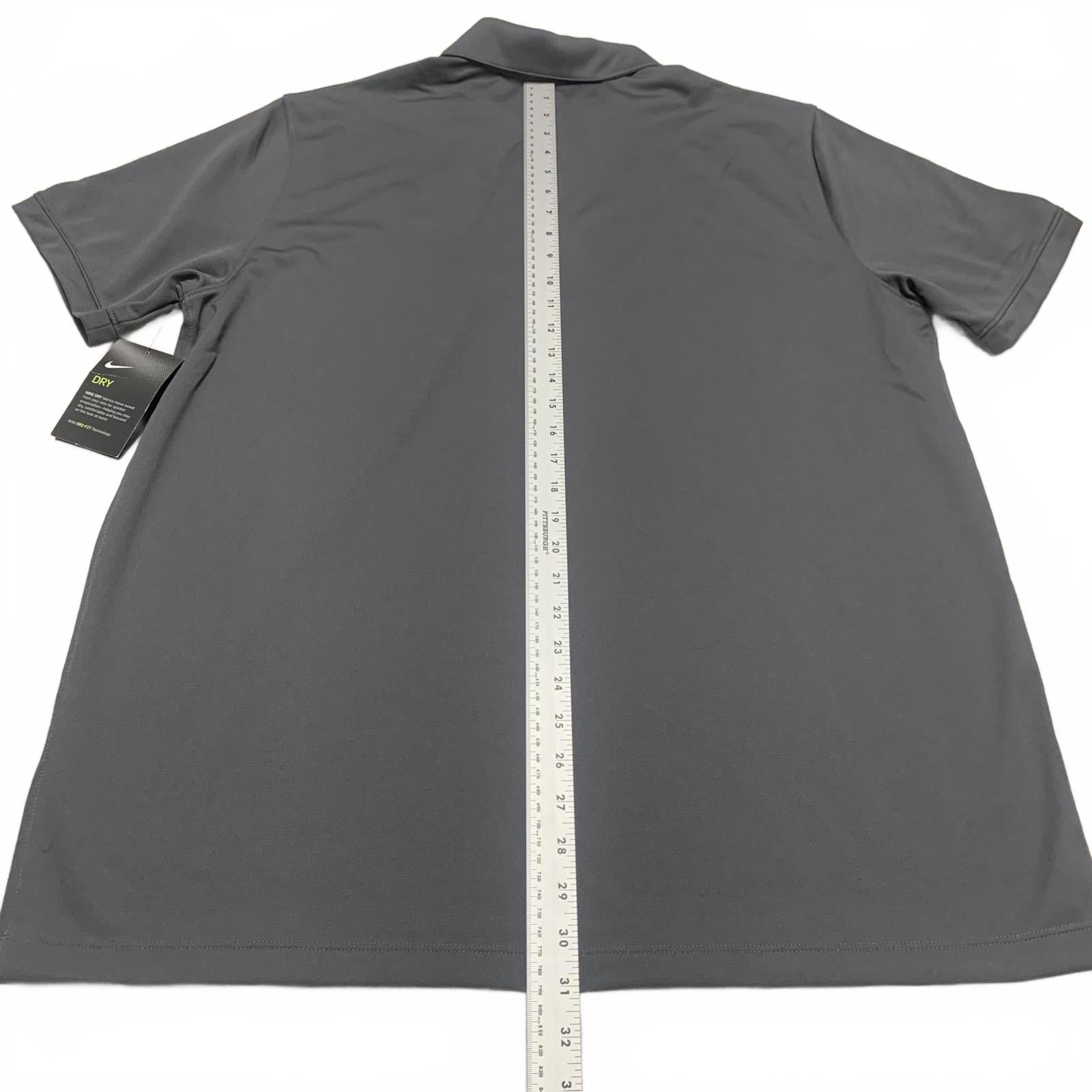 Nike Dri-FIT Gray Polo Shirt with MK Illumination Logo