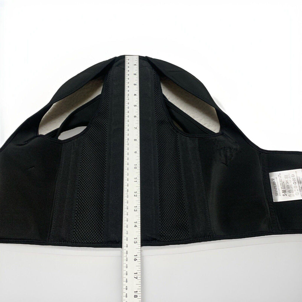 Shaperky Unisex Men Women Small-Medium Black Posture Corrector Back Brace