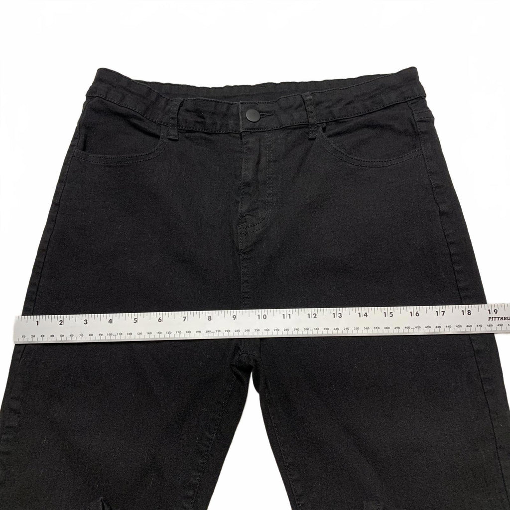 Stylish Black Slim Fit Jeans Unbranded XL W29x27.5L
