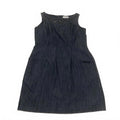 Jessica Simpson Women’s Size 12 Sleeveless blue Denim Dress Front Pockets