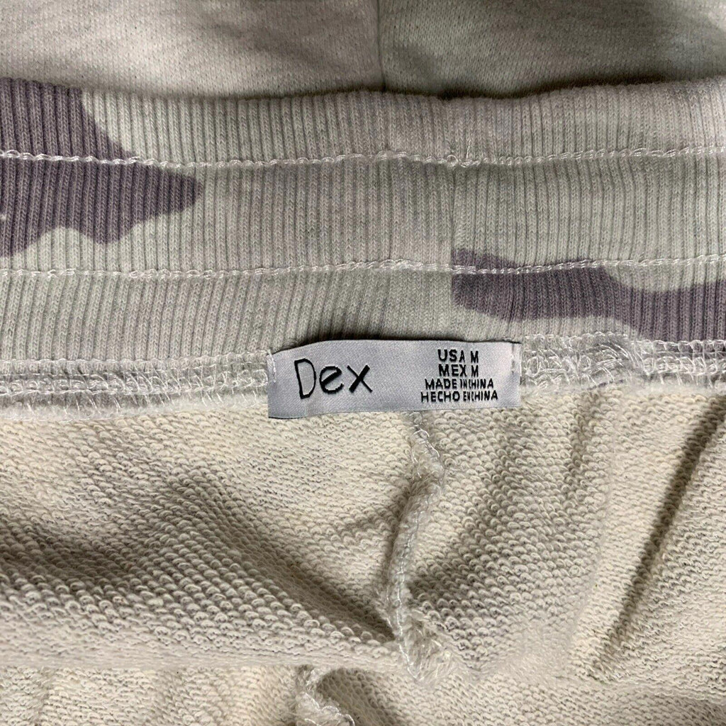 Dex Clothing Women Medium Light Gray Jogger Legging Pants Camouflage Print