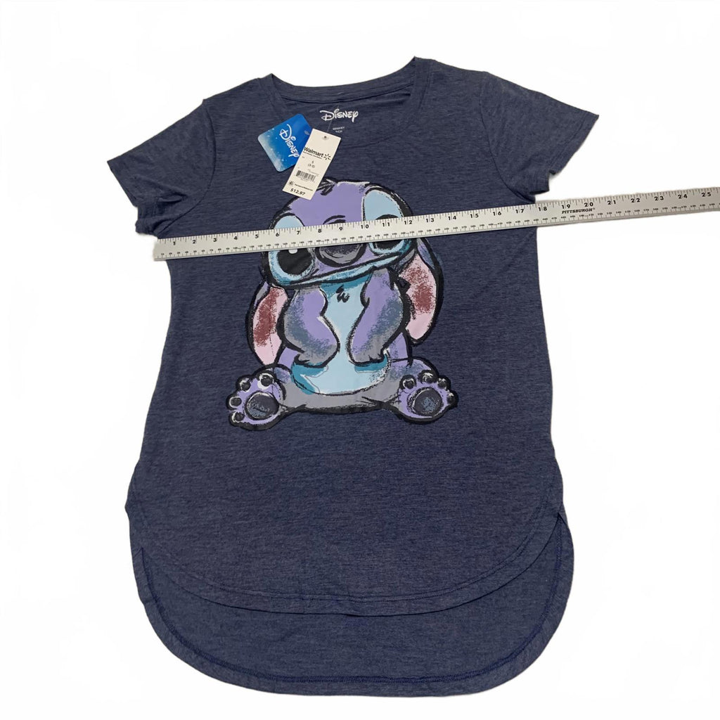 NWT Disney Teen Girls' Size Small (3-5) Stitch Graphic Tee Shirt