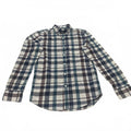 Hawker Rye Mens Size Small Blue Green Slim Fit Plaid Shirt