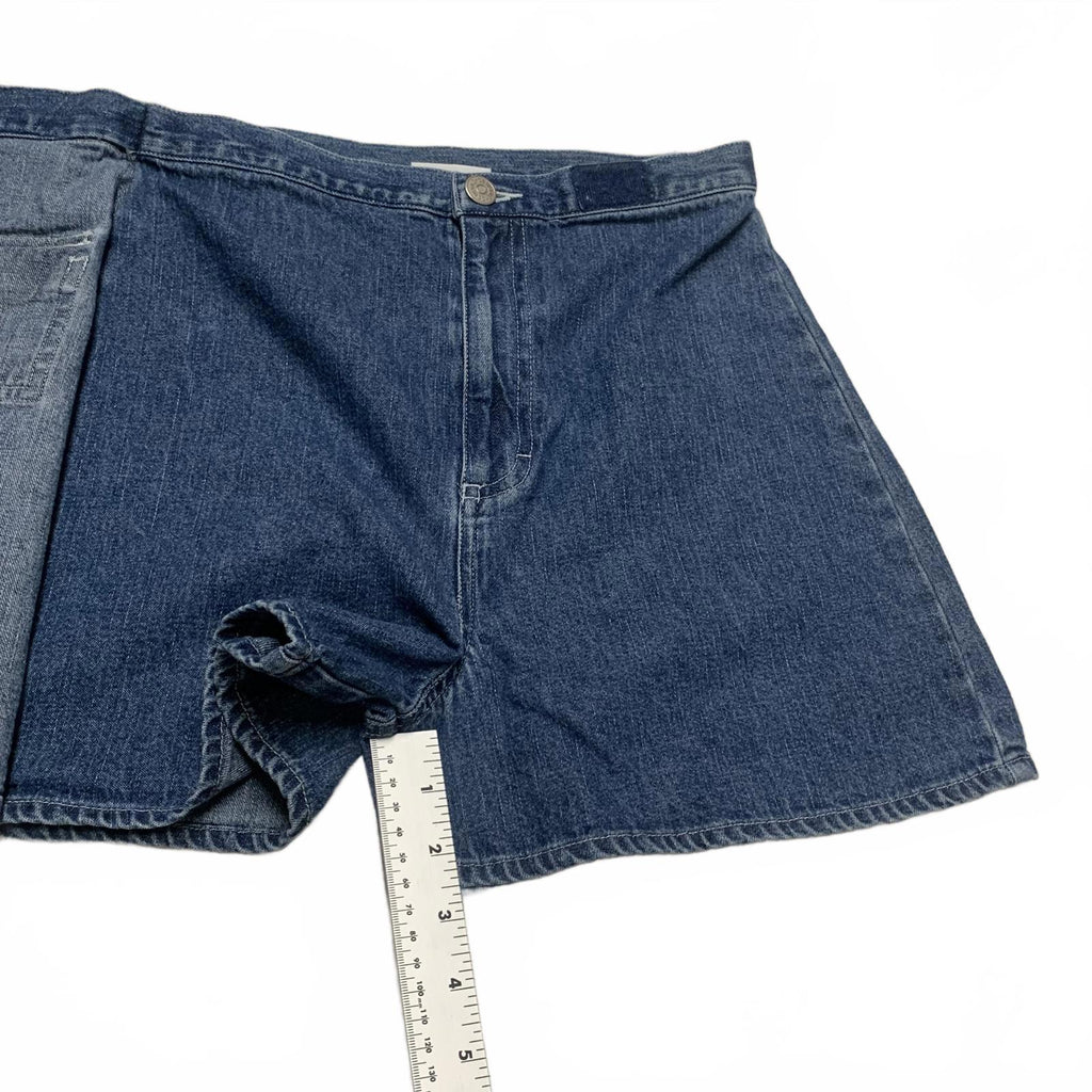 VTG OshKosh Genuine Girl Sz 14 Denim Blue  Skort Skirt Sz 14  W23.5 Cotton