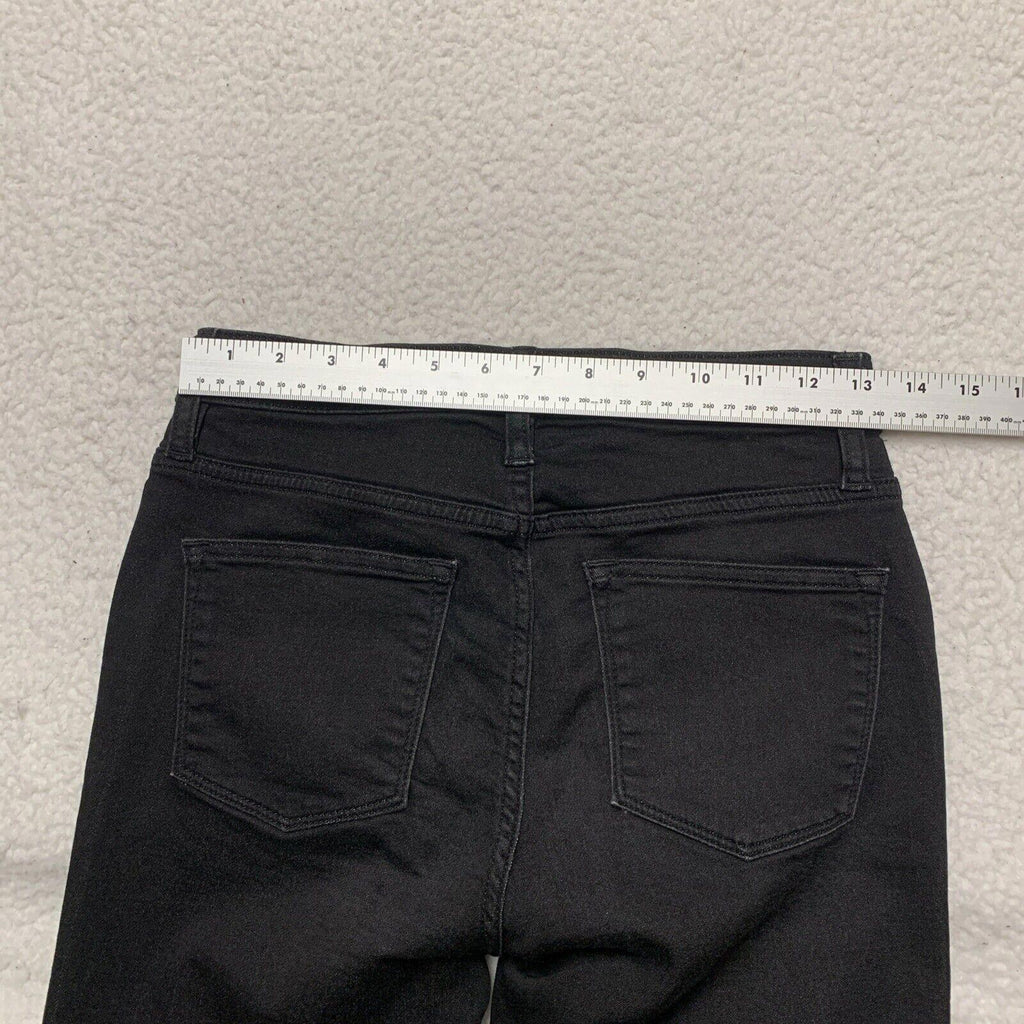 J.Crew Women Size 27 High Rise Skinny Jeans Black  Stretch