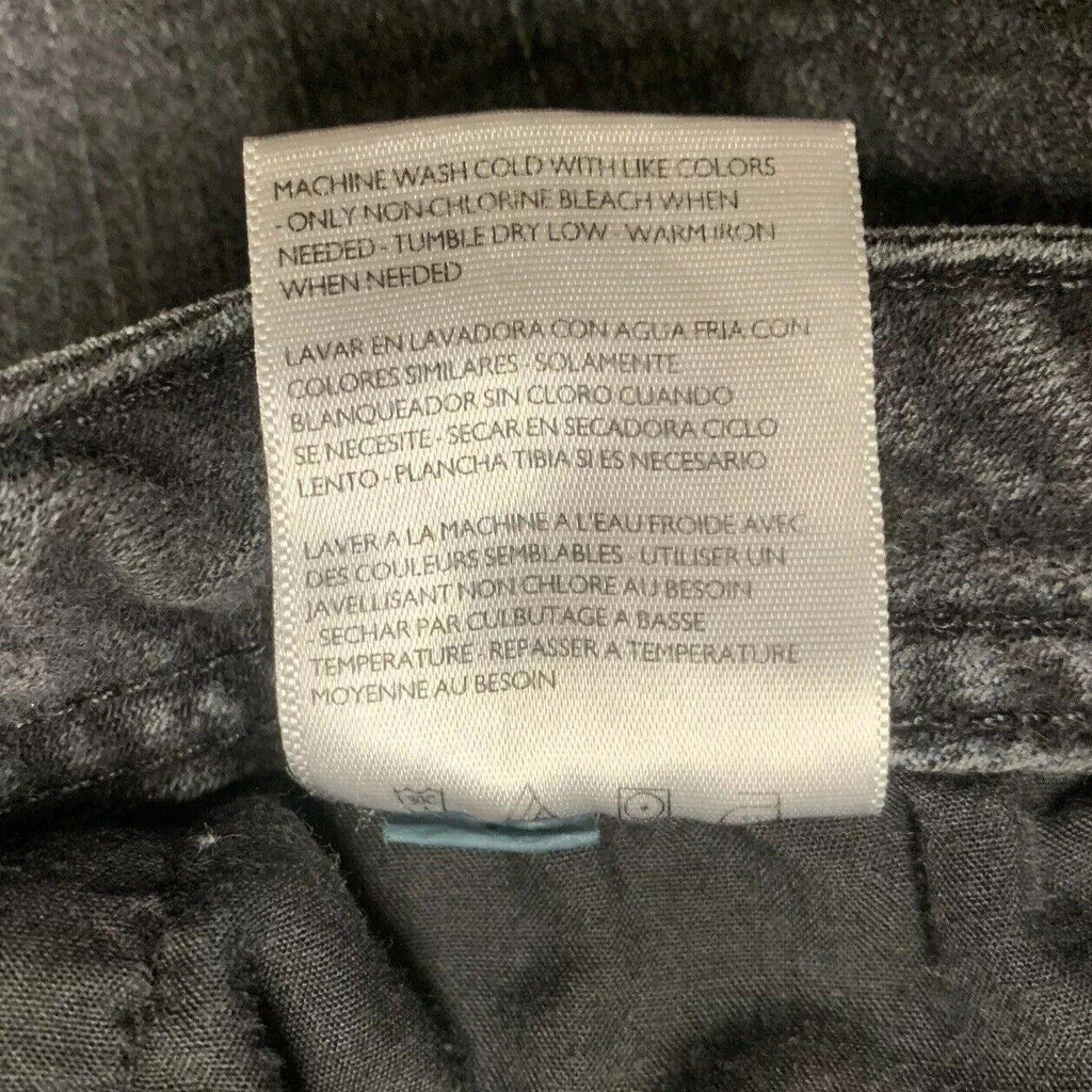 Style & Co Women’s Size 24W Gray Slim Leg High Rise Tummy Control Jeans