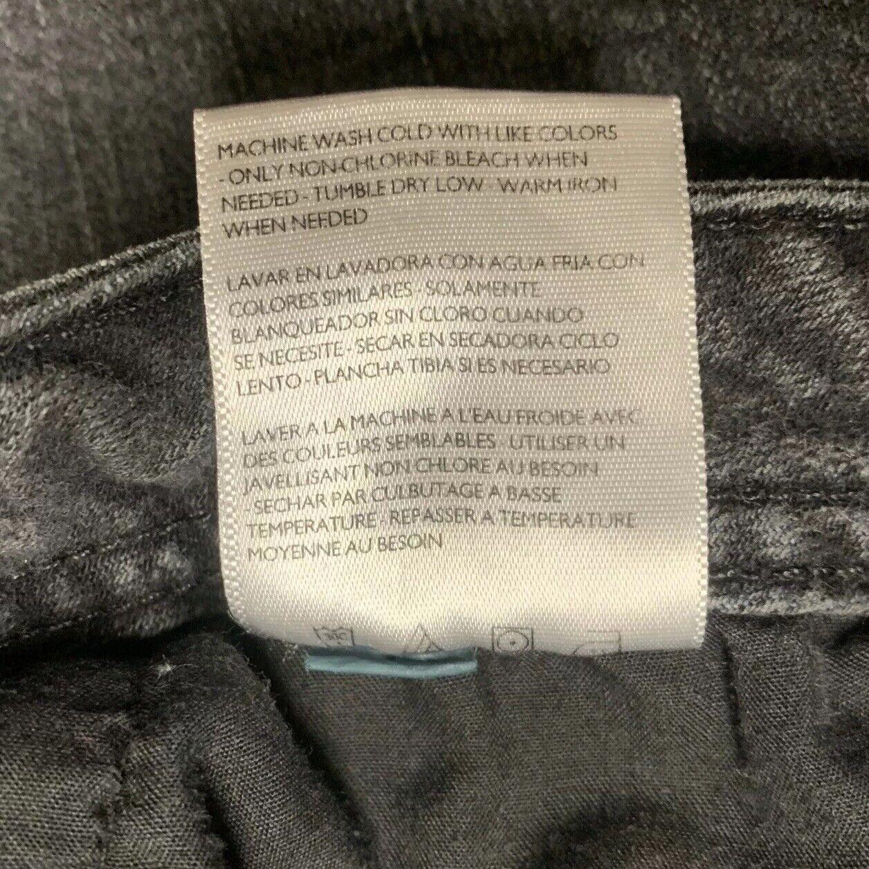 Style & Co Women’s Size 24W Gray Slim Leg High Rise Tummy Control Jeans