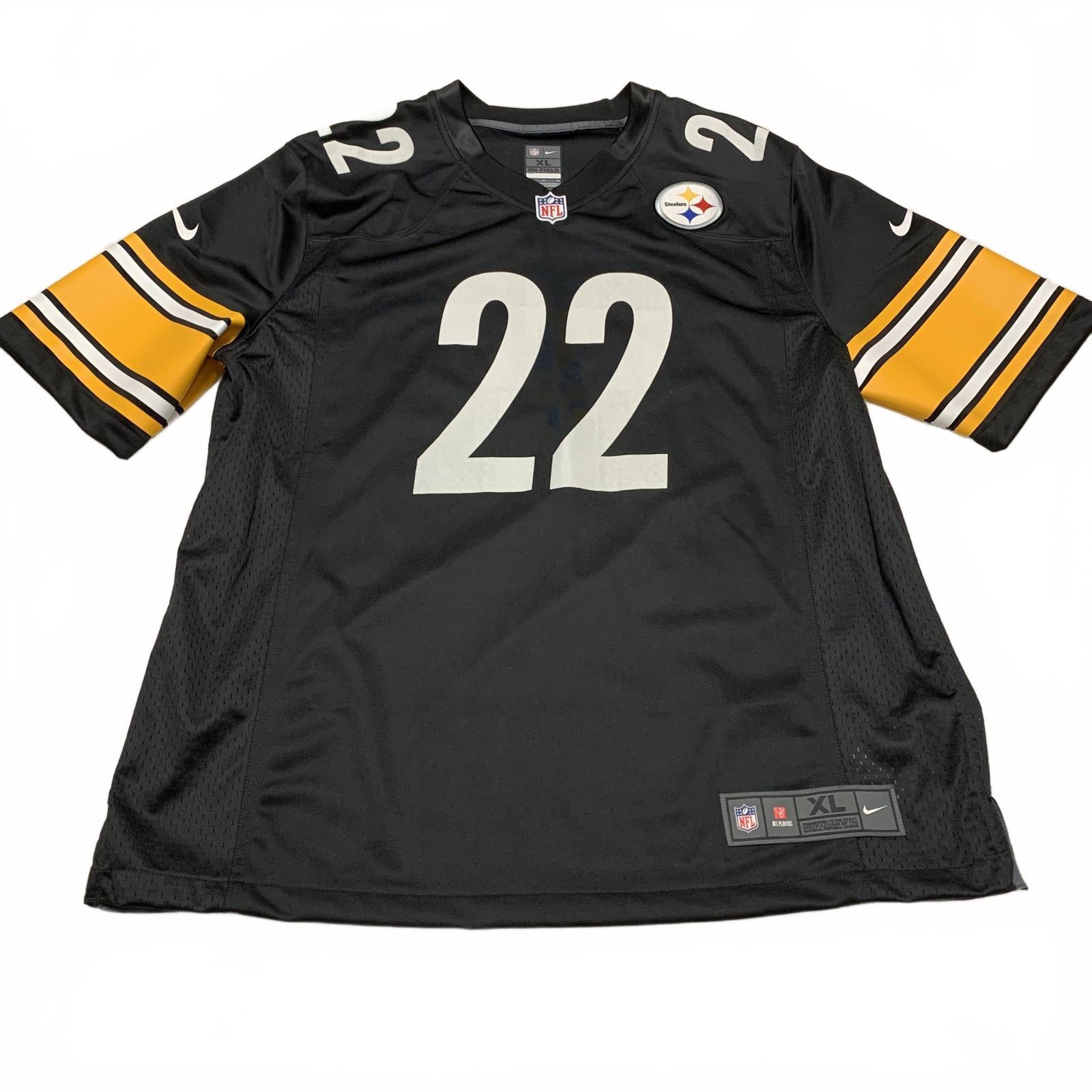 Pittsburgh Steelers Najee Harris #22 Jersey Men's XL Black Yellow NFL