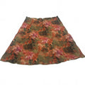 Haystacks Sz M Colorful Chic Floral Boho Artwear Reversible A- Line Skirt USA