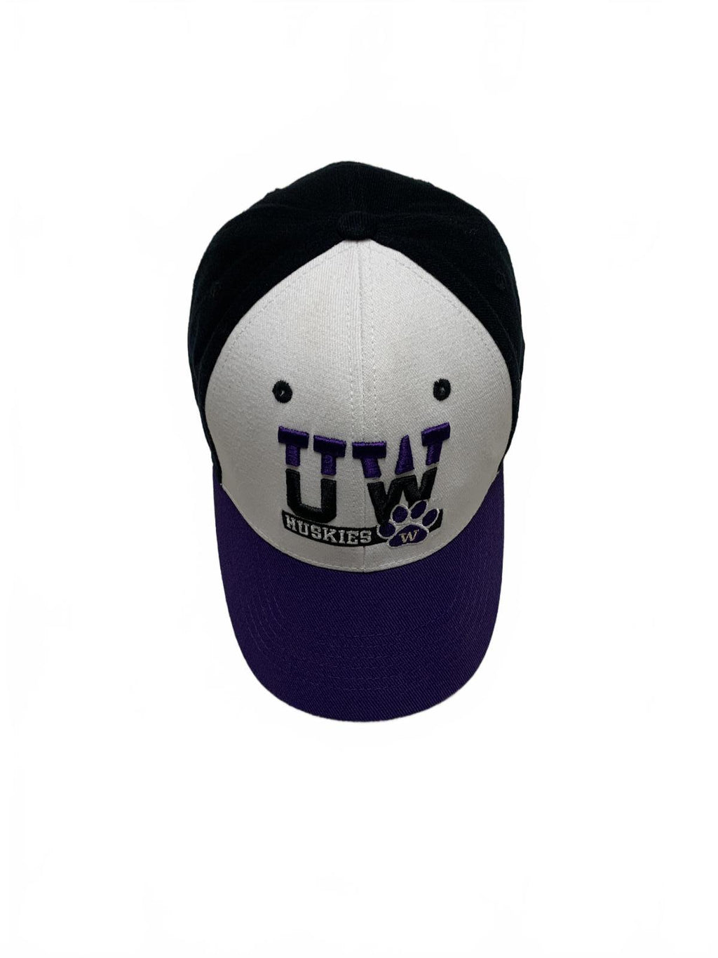 TowCaps Unisex Purple Black One-Fit Cap University of Washington Huskies Hat