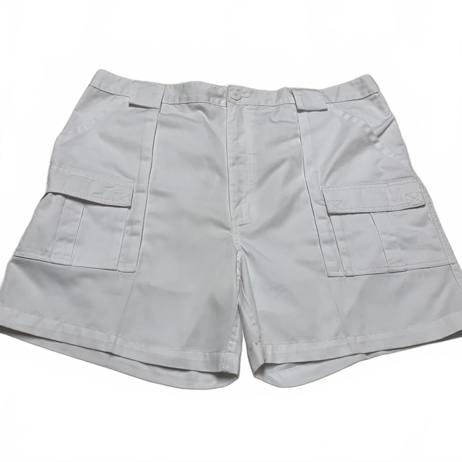 Weekender Mens Sz 42 White Denim Cargo Shorts W39 Outdoor