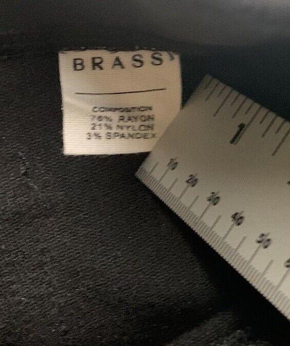 Brass Women's Medium 28” Black Pull-on Elastic Waistband