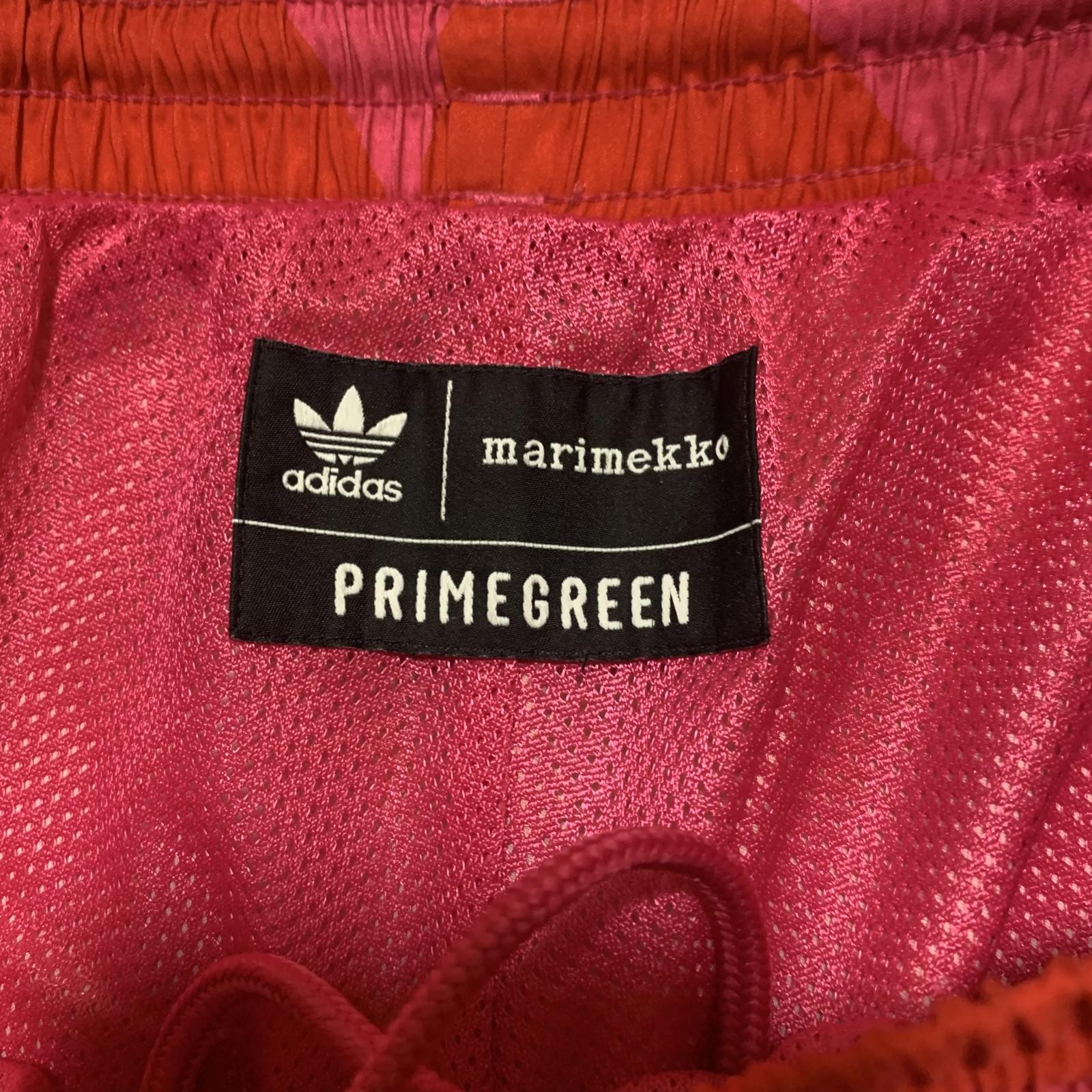 Adidas Marimekko Primegreen Womens Size 8-10 Estimated Red Fuchsian Track Pants