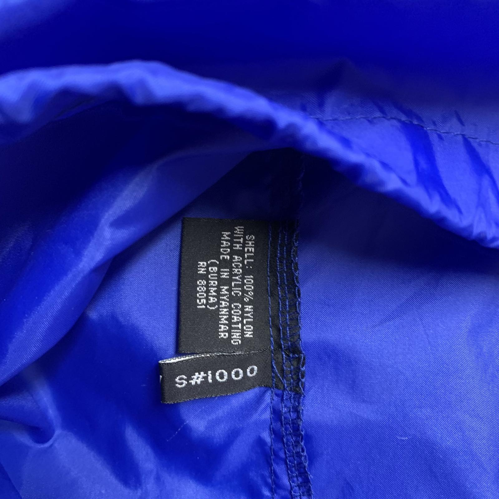 Tri Mountain Men's Blue Pullover L Rain Jacket Packable