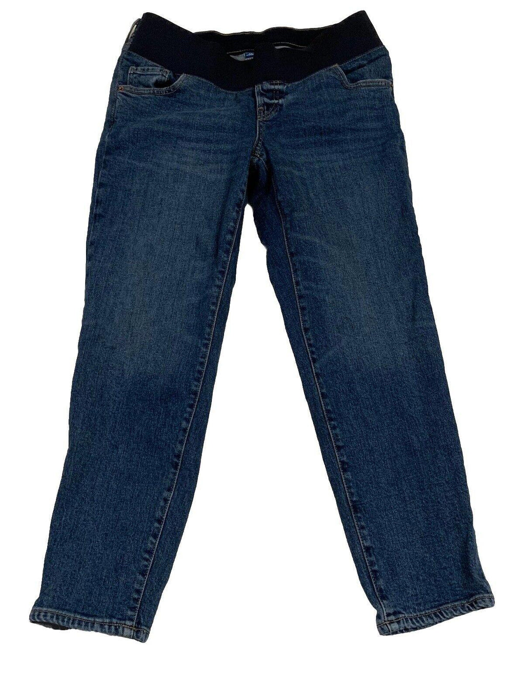 Old Navy Maternity O.G. Size 8 Blue Straight Jeans - Comfortable Fit