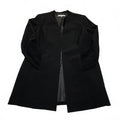Kasper Women's Black Open Front Blazer Jacket Size 12 Lined Career Work Office