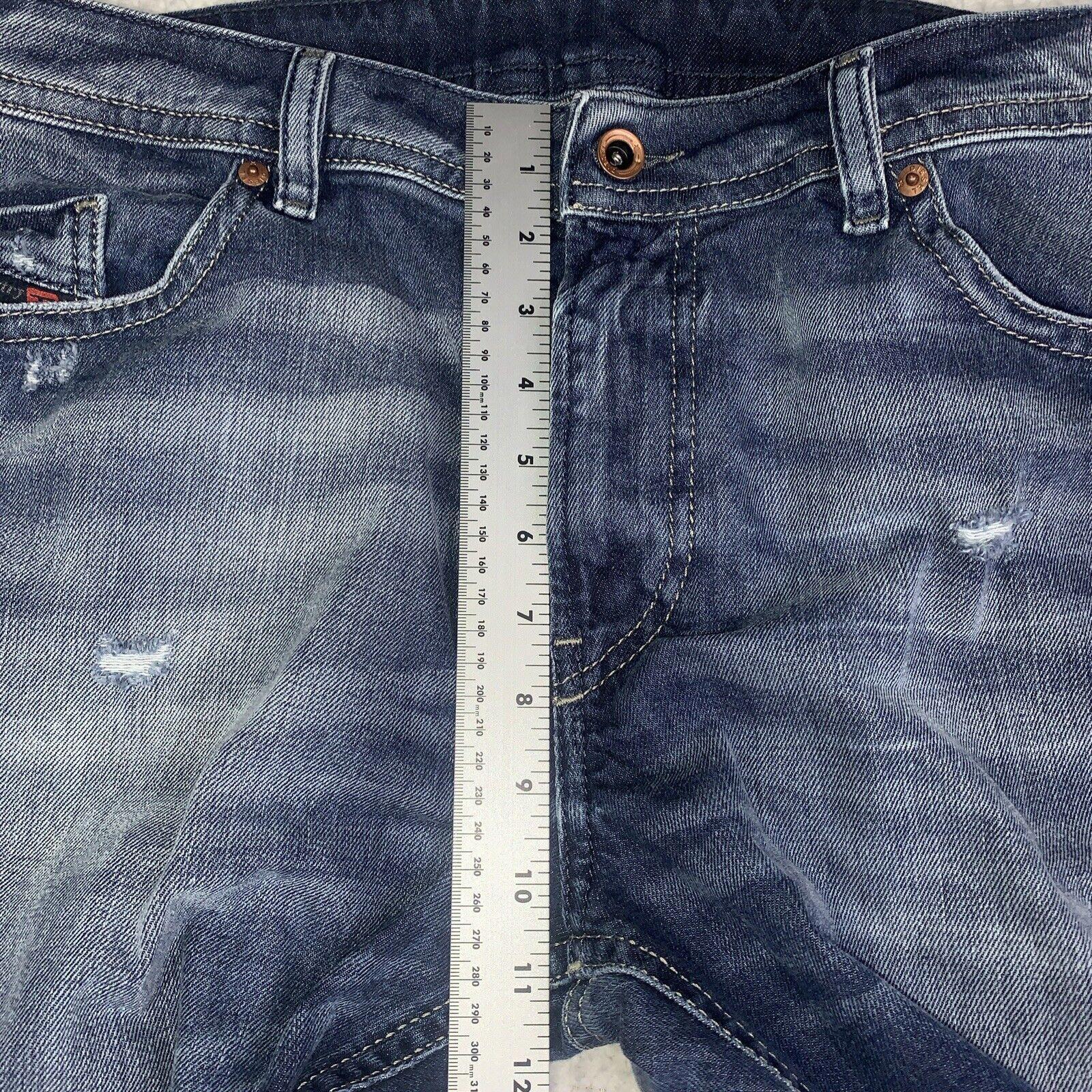 Men Diesel Thommer Jeans Size 38x32 Blue  Skinny 084DD