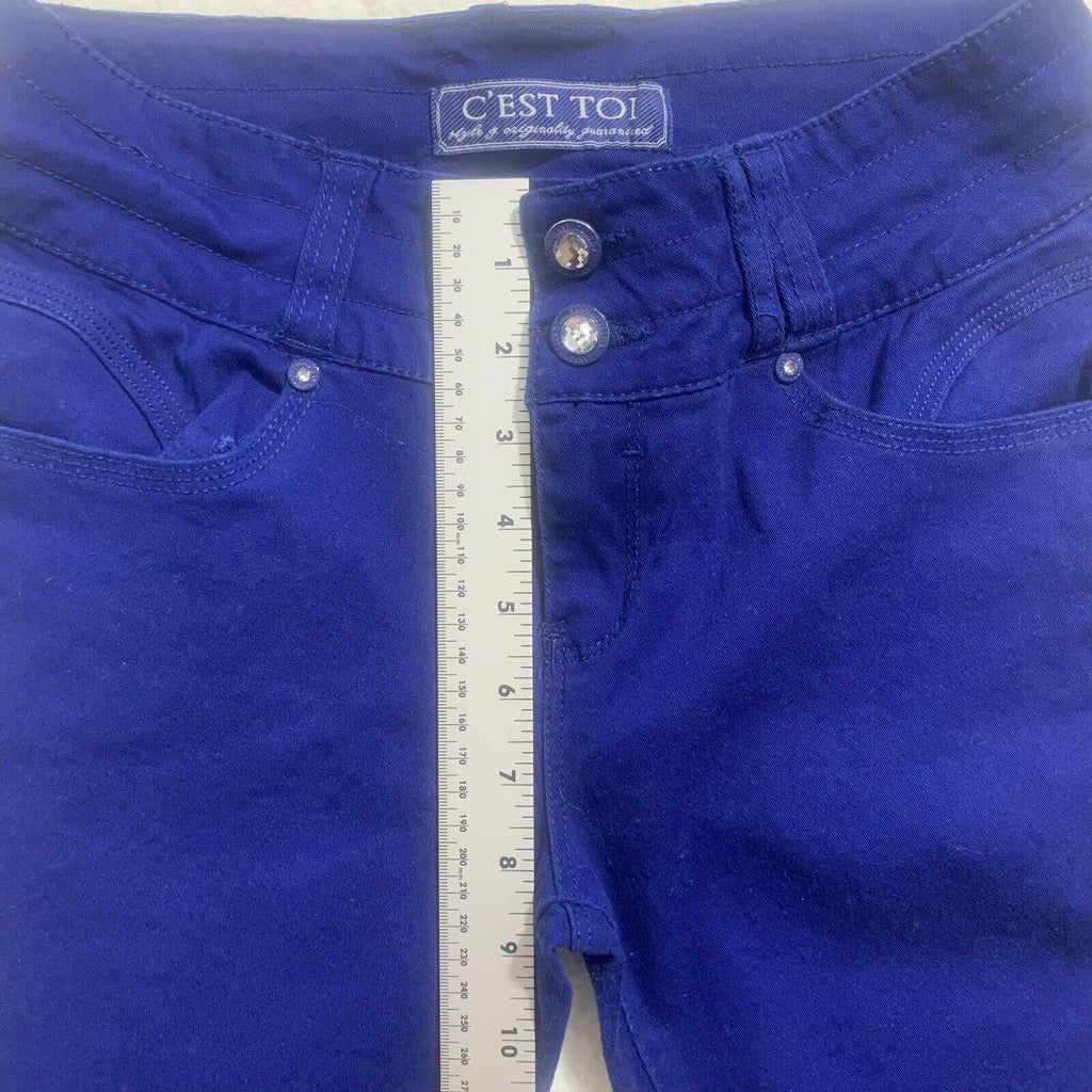 C est Toi Jeans Women’s Size 7  Blue Juniors Royal Denim