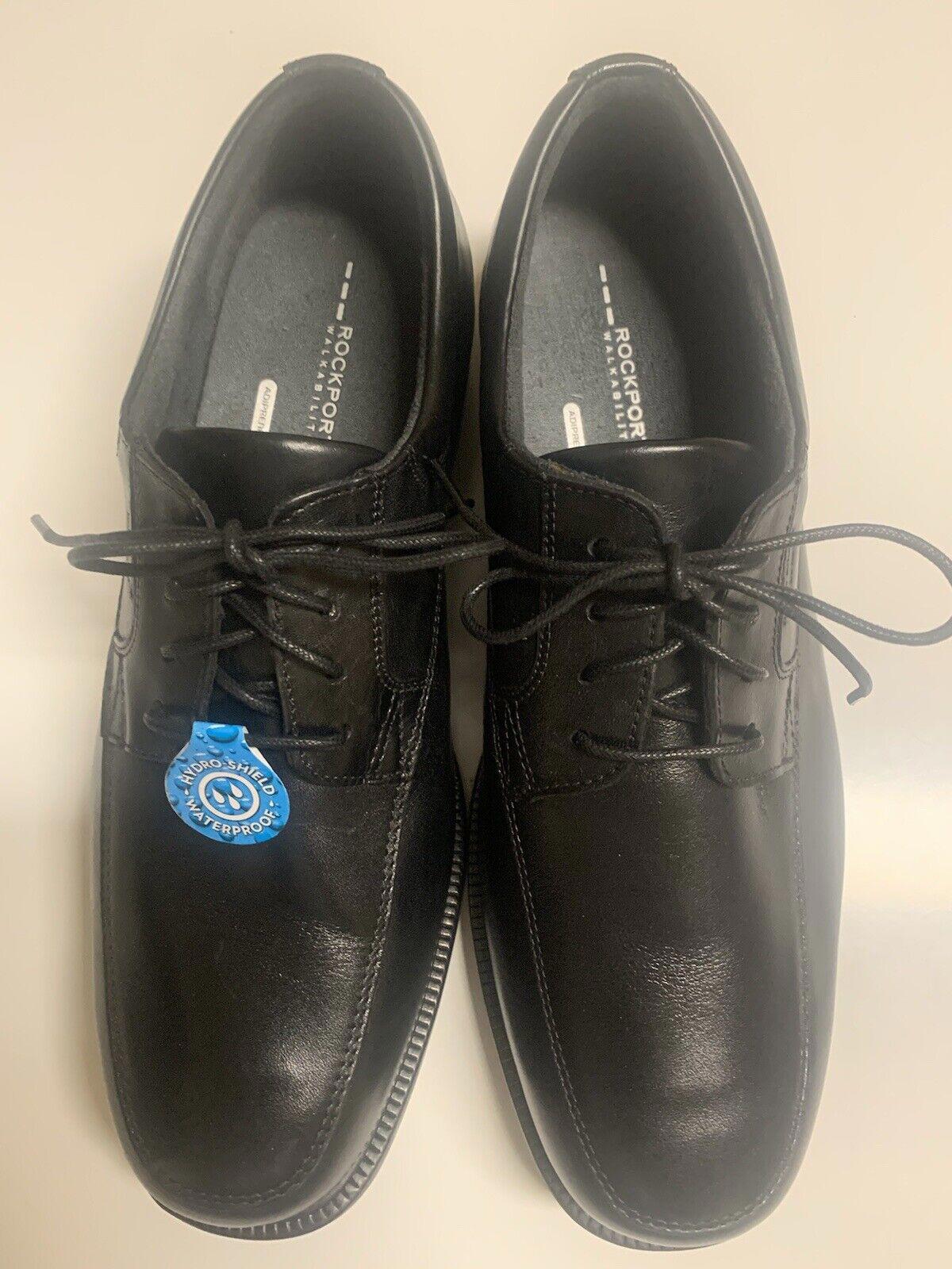 Rockport Men's 10.5W Black Dress Shoes Waterproof