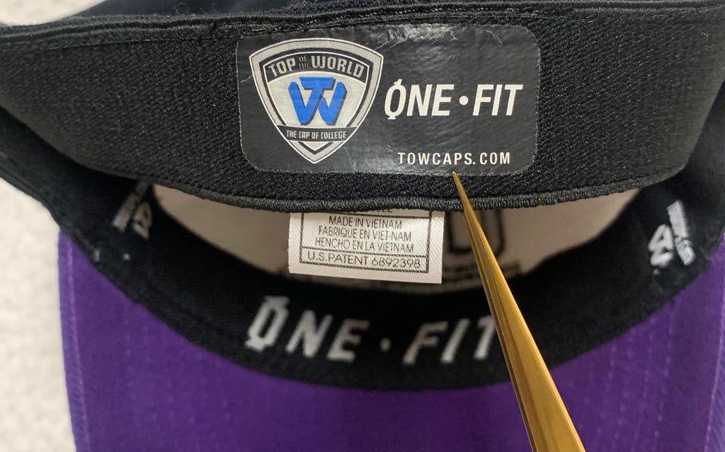 TowCaps Unisex Purple Black One-Fit Cap University of Washington Huskies Hat