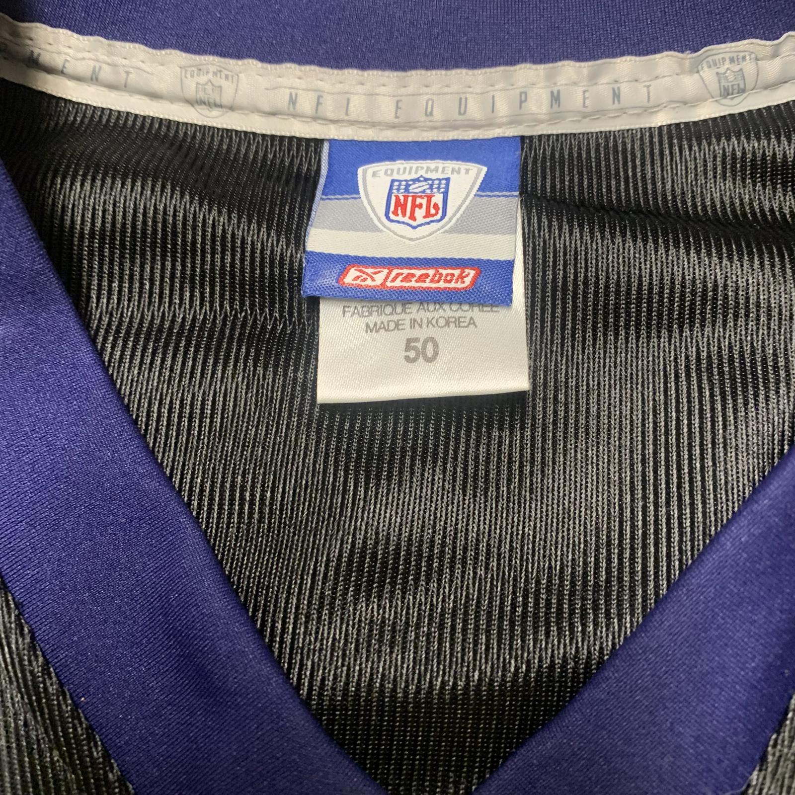 Baltimore Ravens Willis McGahee Jersey Reebok Sz 50 Autehentic