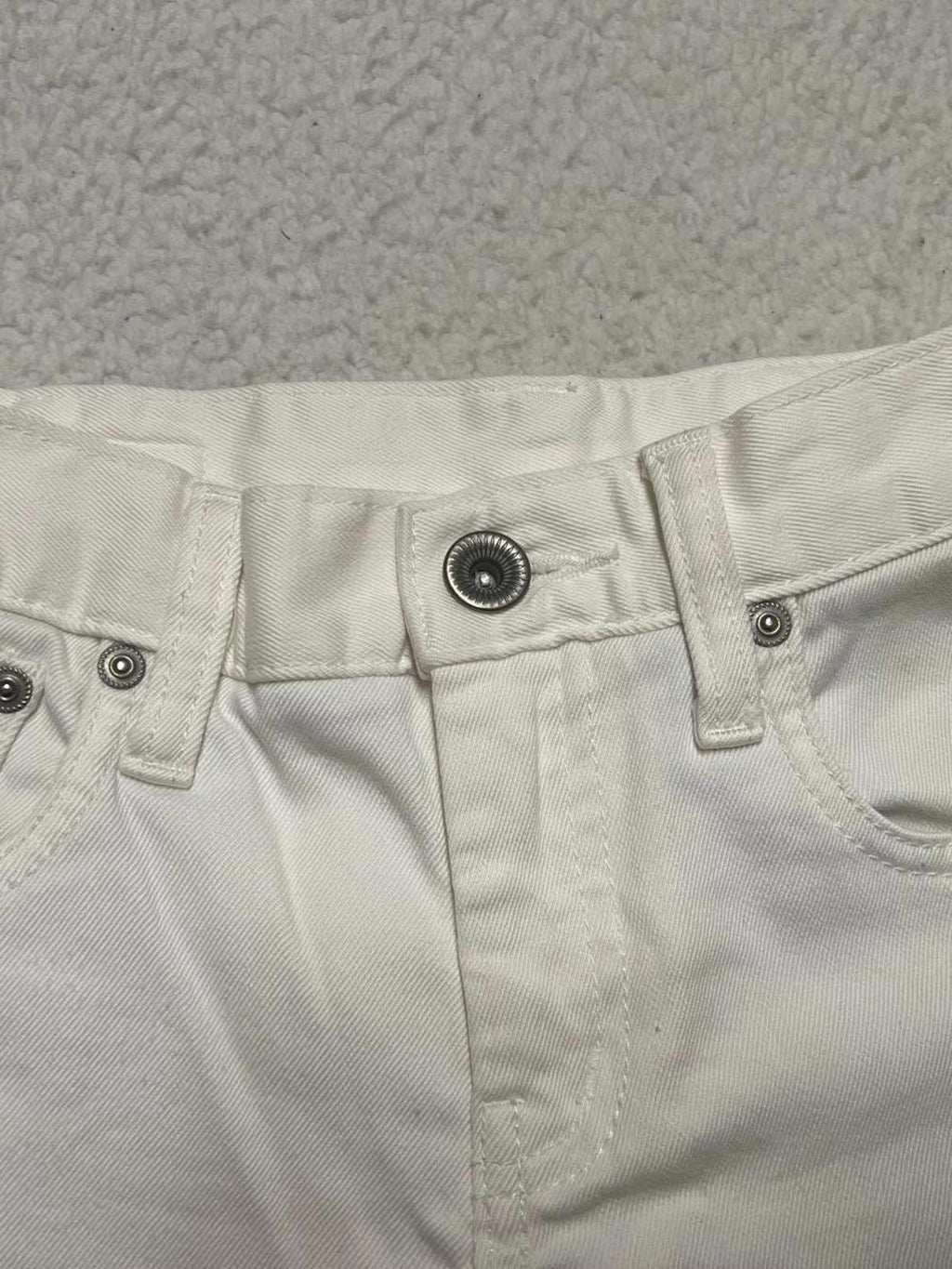 23KU Premium Denim by Onward Kashiyama  Women's White Japanese Jeans 27x24.5